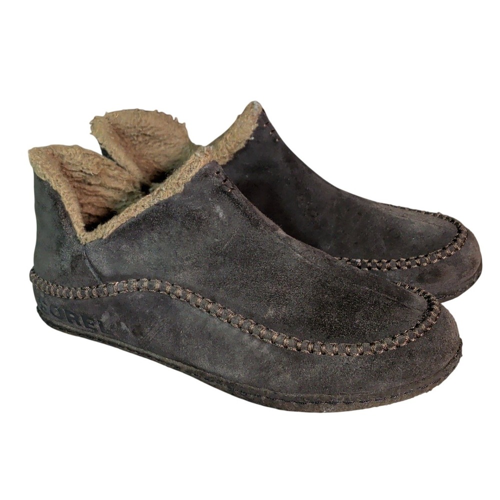 Sorel Manawan II Slippers Mens Size 10 Slip On Shoes Casual Comfort Low Top Gray